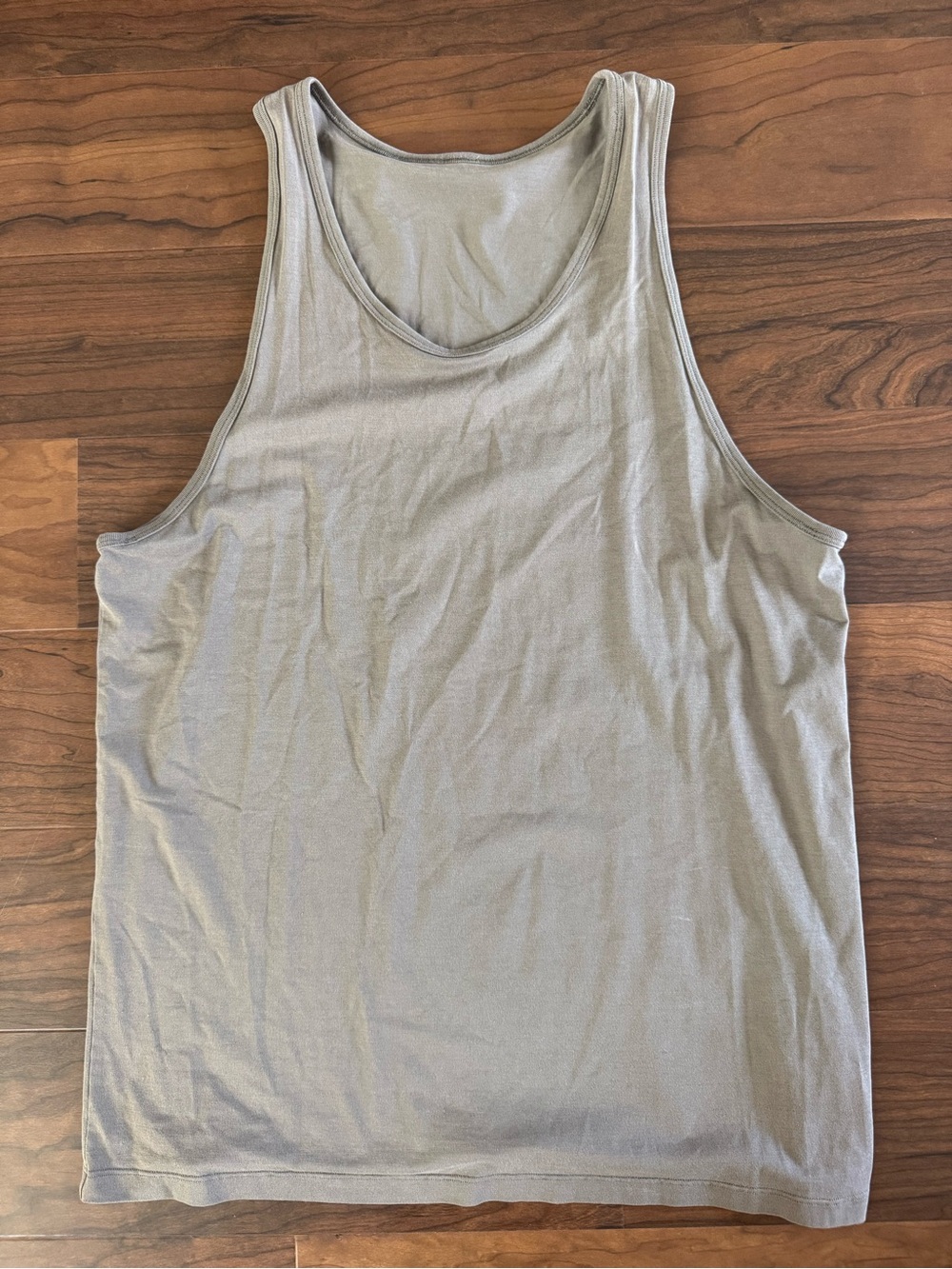 lululemon athletica Men’s Light Grey/Tan Athletic Tank Top